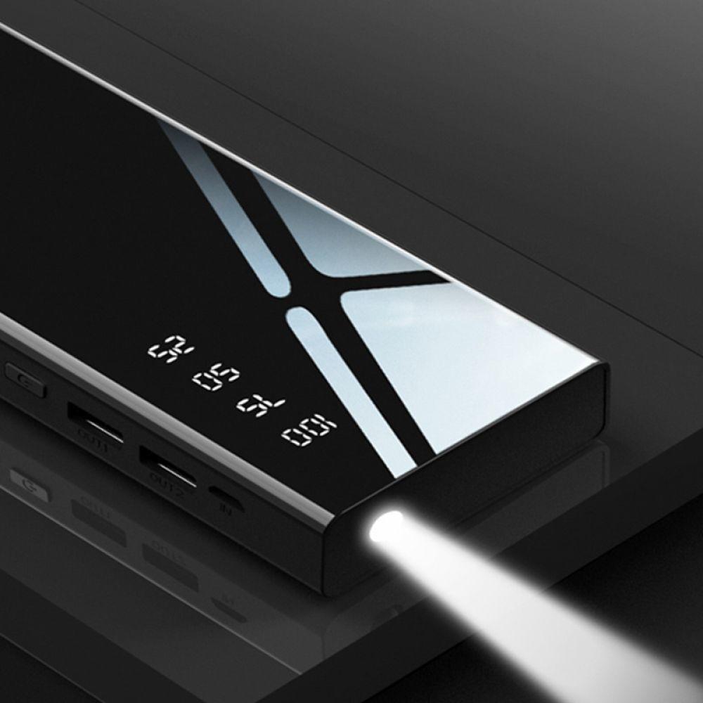 Batterie externe portable avec écran LCD (20 000 mAh)