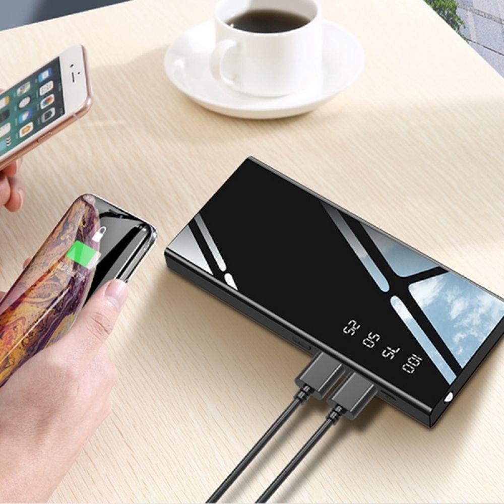 Batterie externe portable avec écran LCD (20 000 mAh)