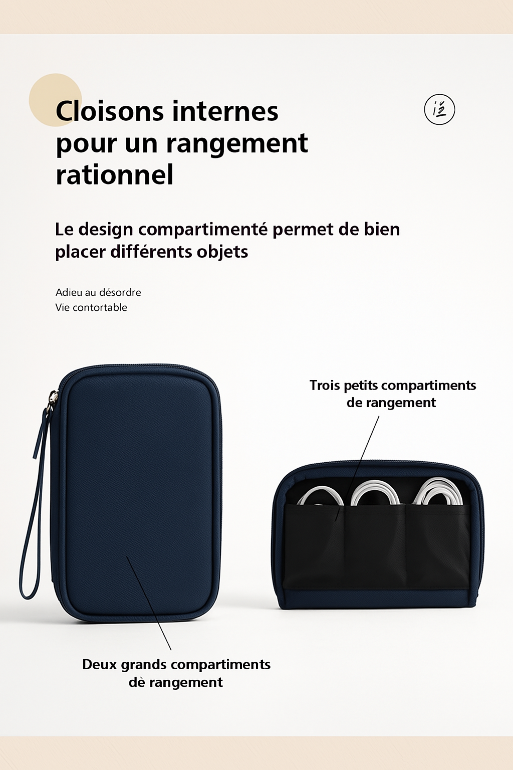 Sac de rangement pour câble et chargeur™