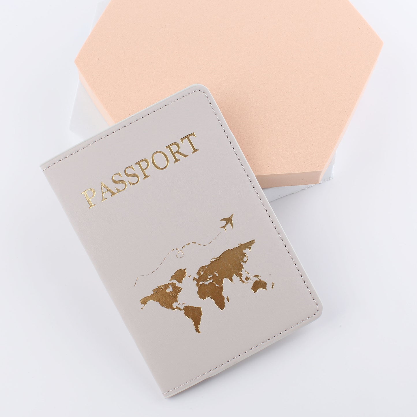 Étui en cuir véritable pour passeport