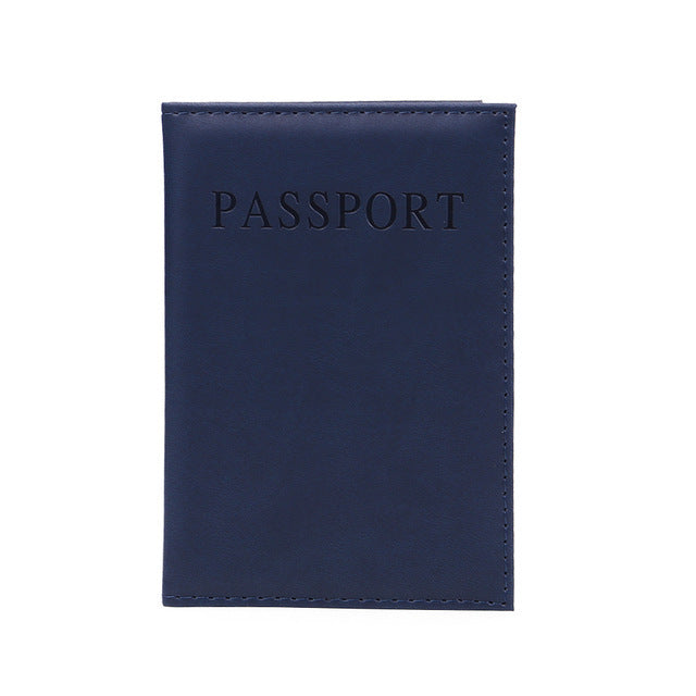 Étui pour passeport en cuir PU