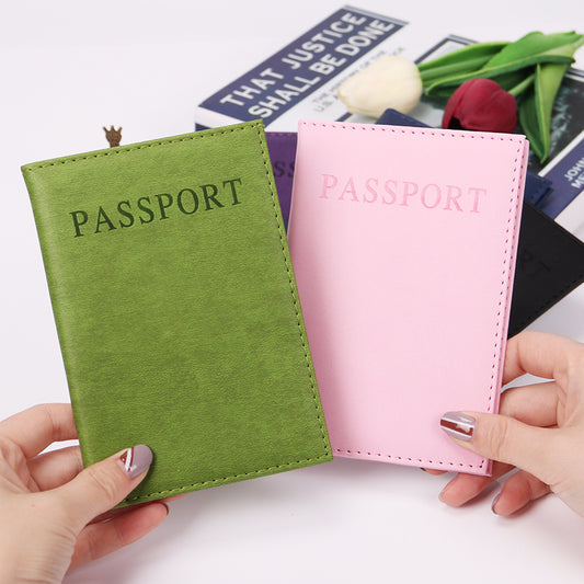 Étui pour passeport en cuir PU