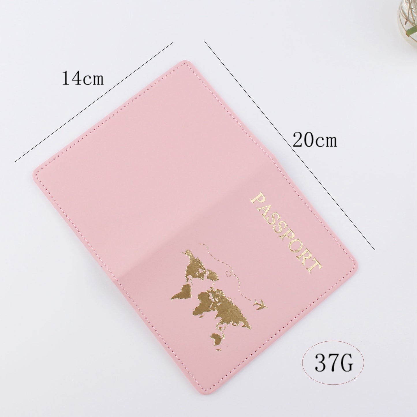 Étui en cuir véritable pour passeport