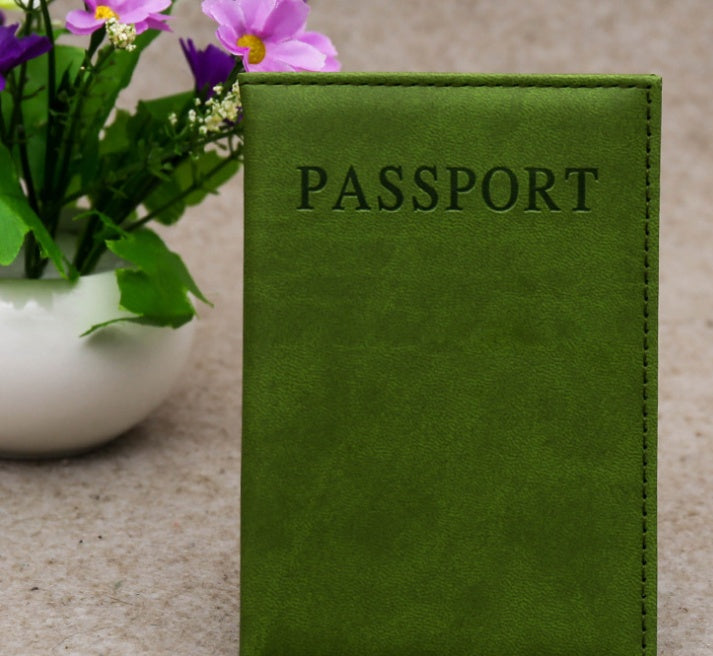 Étui pour passeport en cuir PU