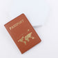 Étui en cuir véritable pour passeport
