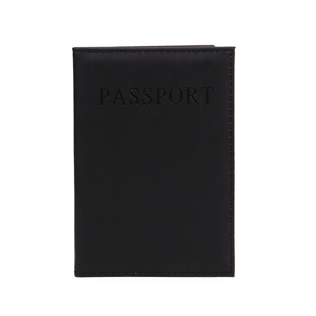 Étui pour passeport en cuir PU