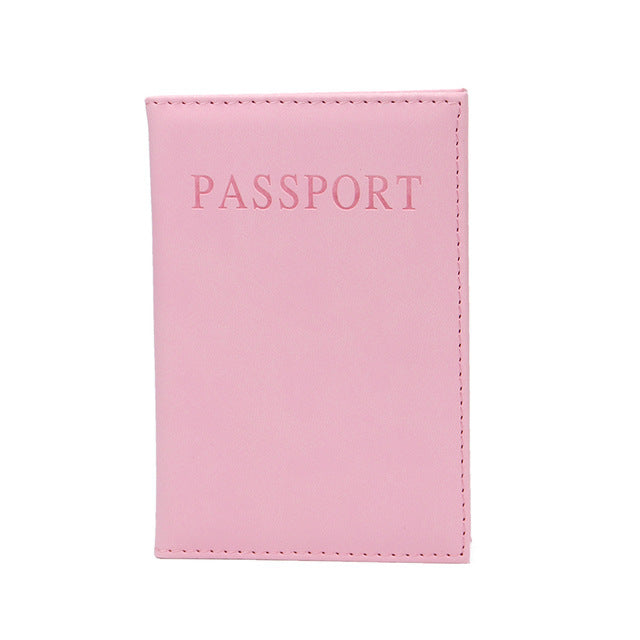 Étui pour passeport en cuir PU