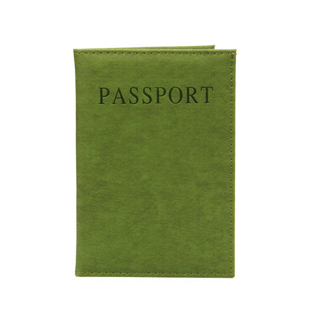 Étui pour passeport en cuir PU