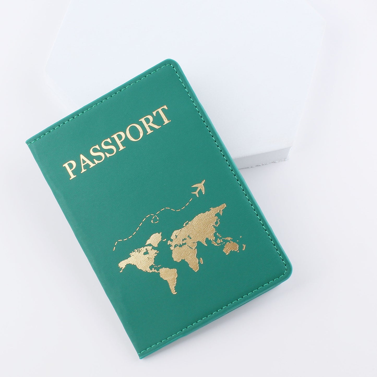 Étui en cuir véritable pour passeport