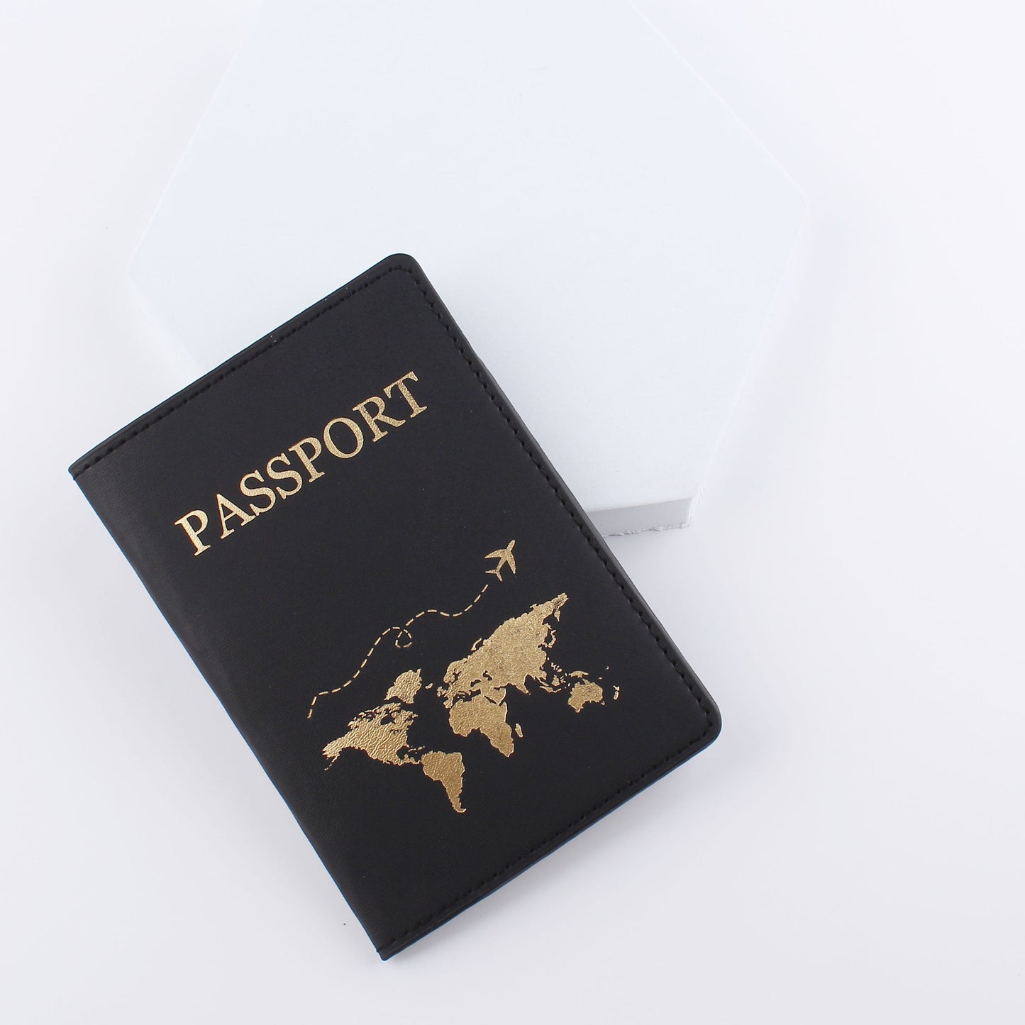 Étui en cuir véritable pour passeport