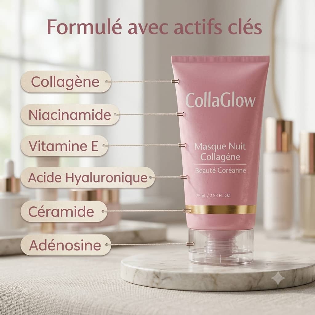 Masque de nuit au collagène + Pinceau